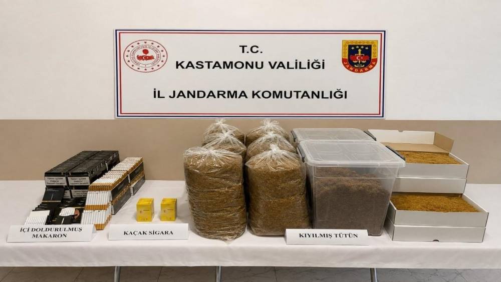Kastamonu&rsquo;da 4 bin 720 adet doldurulmuş makaron ele ge&ccedil;irildi
