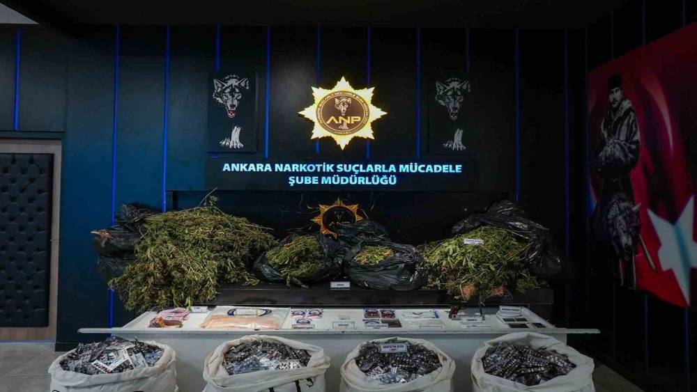 Ankara&rsquo;da narkotik operasyonu: 105 g&ouml;zaltı
