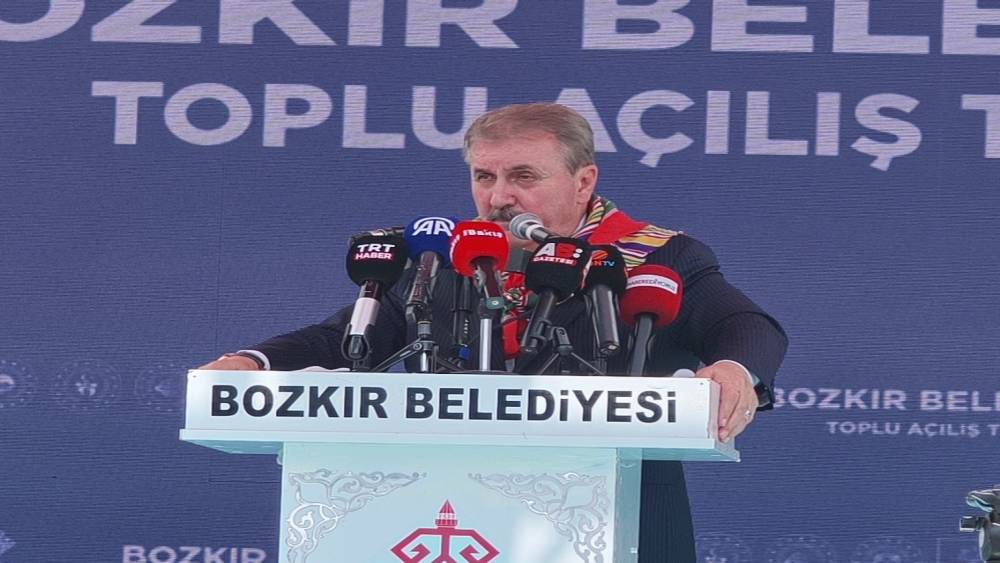 BBP Genel Başkanı Destici, Bozkır&rsquo;da toplu a&ccedil;ılış t&ouml;renine katıldı
