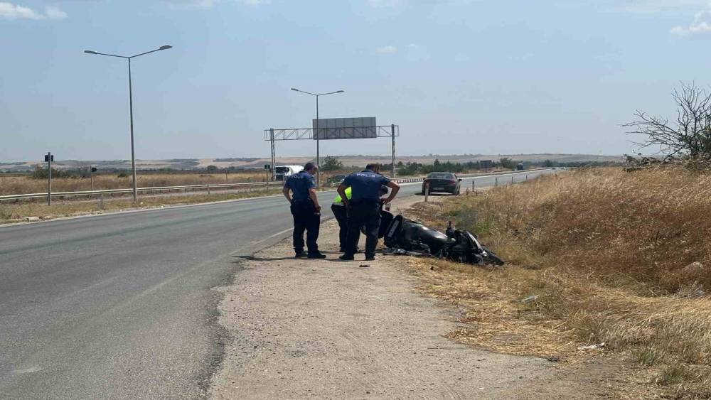 Babaeski&rsquo;de trafik kazası: 1 yaralı
