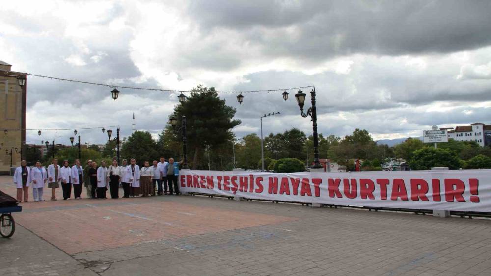 &Ccedil;arşamba Tarihi K&ouml;pr&uuml;&rsquo;de Halk Sağlığı Haftası farkındalığı
