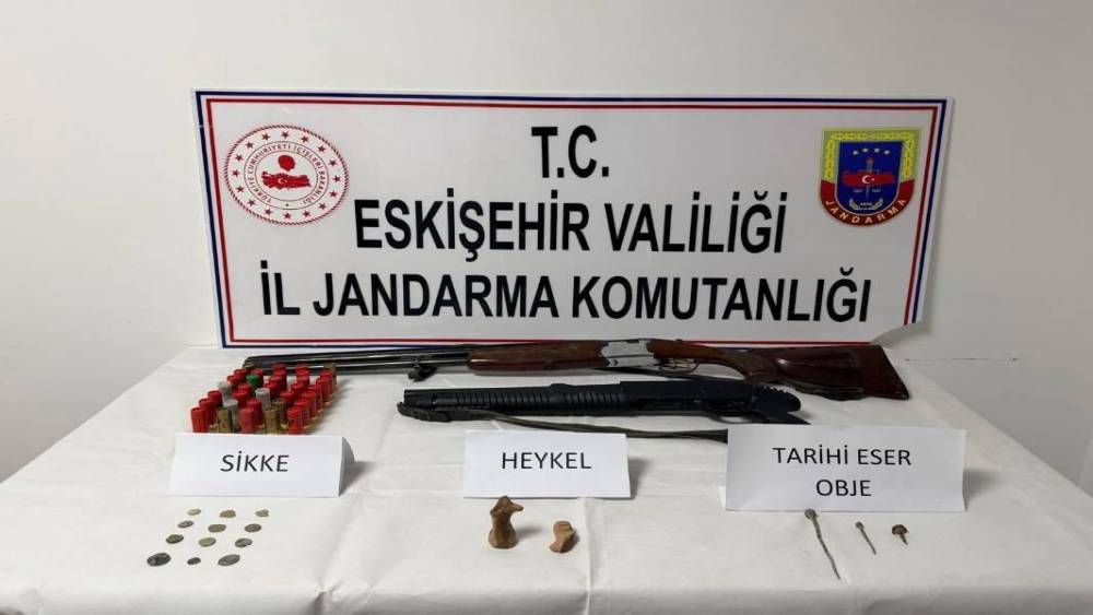 Eskişehir&rsquo;de tarihi eser operasyonu: 1 ş&uuml;pheli tutuklandı
