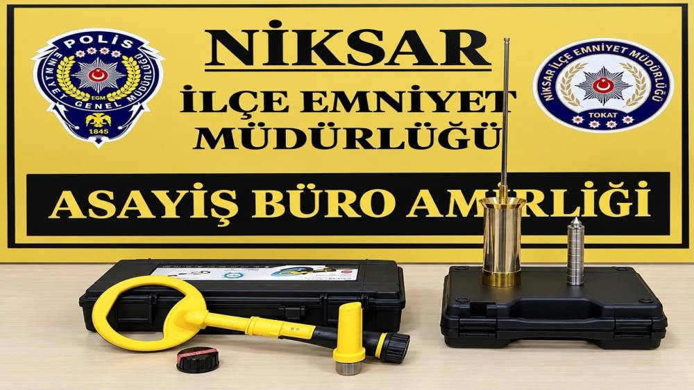 Tokat&rsquo;ta ka&ccedil;ak defineciler su&ccedil;&uuml;st&uuml; yakalandı
