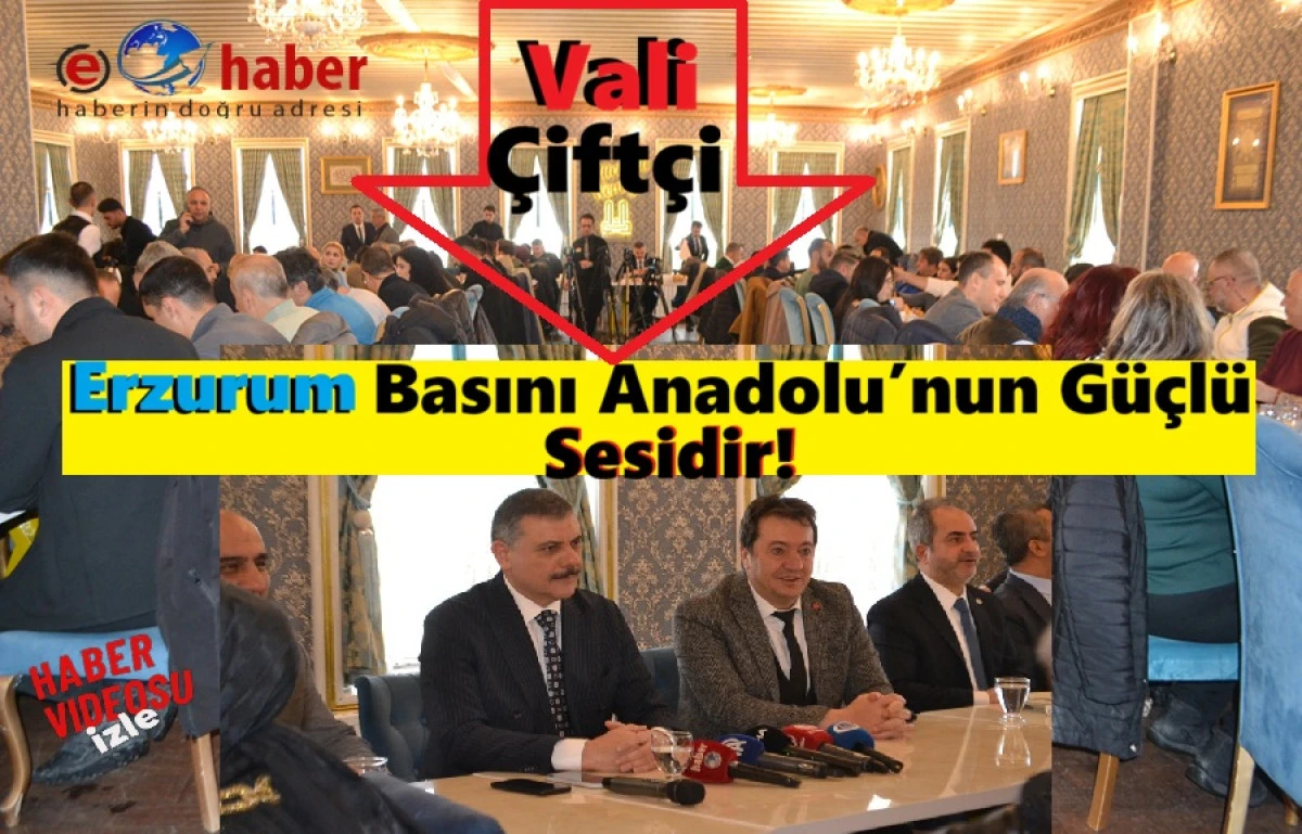 &ldquo;10 Ocak&rsquo;ta Basına Vali &Ccedil;ift&ccedil;i&rsquo;den İkram ve &Ouml;vg&uuml;&rdquo;