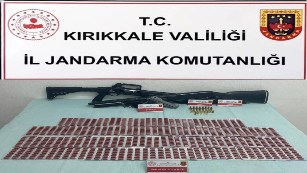 Kırıkkale&rsquo;de bin adet sentetik ecza ele ge&ccedil;irildi
