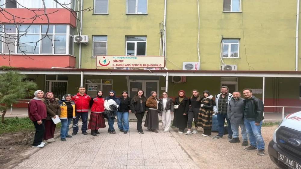 Sinop&rsquo;ta sağlık personeline &Ccedil;İLYAD eğitimi verildi
