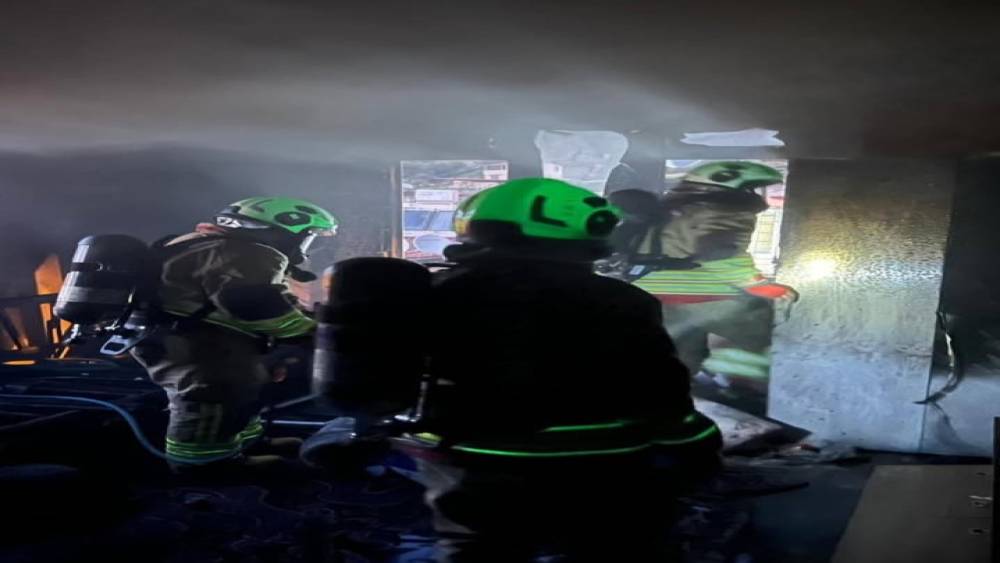 Antakya&rsquo;da mesken yangını
