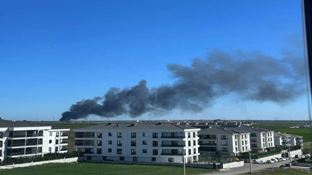 L&uuml;leburgaz&rsquo;da geri d&ouml;n&uuml;ş&uuml;m tesisinde yangın
