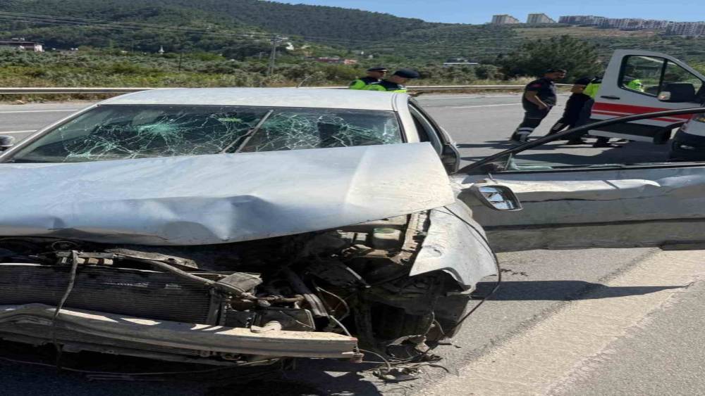 İskenderun&rsquo;da trafik kazası: 1 yaralı
