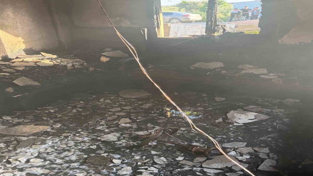 Antakya&rsquo;da ev yangını
