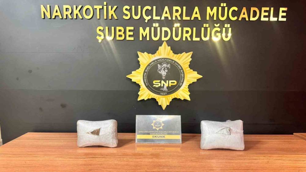 Şanlıurfa&rsquo;da 4 kilo 250 gram uyuşturucu ele ge&ccedil;irildi
