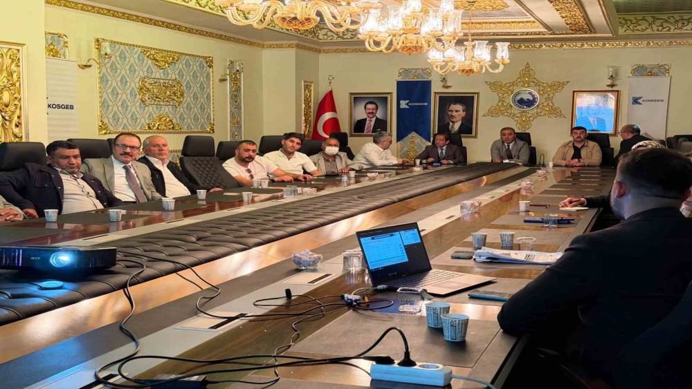 KOSGEB destek programları Ağrı&rsquo;da tanıtıldı
