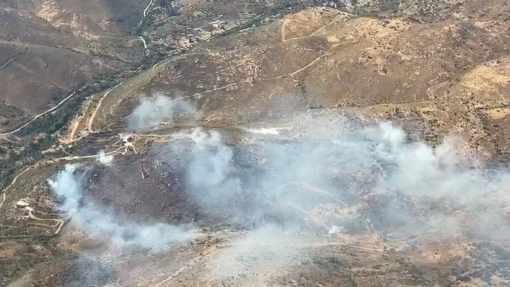 Bodrum&rsquo;da makilik yangını devam ediyor
