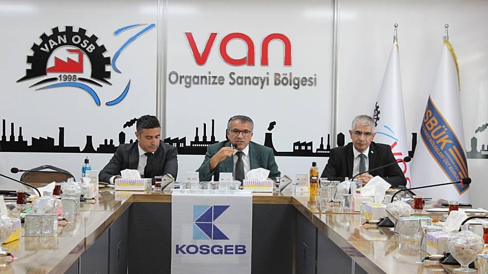 Van OSB Başkanı Memet Aslan&rsquo;dan girişimcilere KOSGEB &ccedil;ağrısı: "G&uuml;ncel destekler sanayimize g&uuml;&ccedil; katacak"
