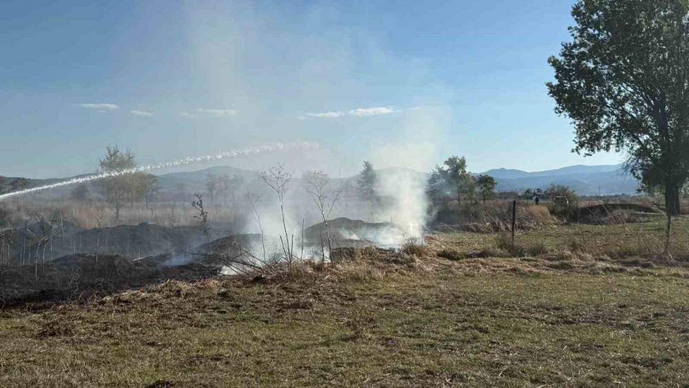 Bolu&rsquo;da ot yangını b&uuml;y&uuml;meden s&ouml;nd&uuml;r&uuml;ld&uuml;
