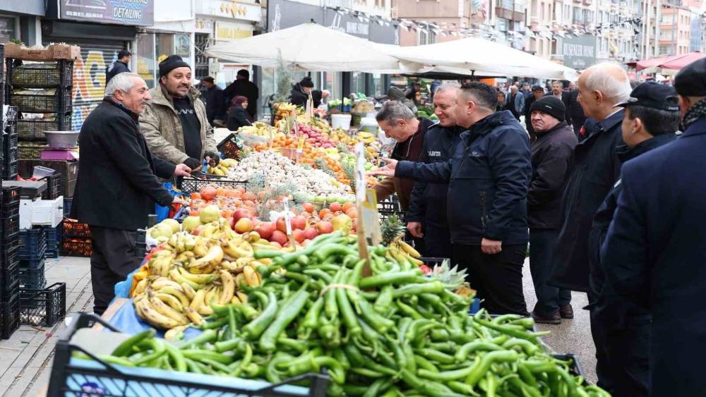Kırıkkale&rsquo;de pazarlarda fiyat ve tartı denetimi
