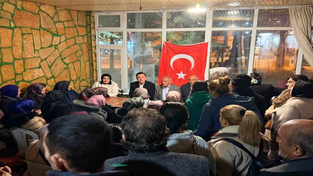 Milletvekili Hatipoğlu, Han muhtarları ile bir araya geldi
