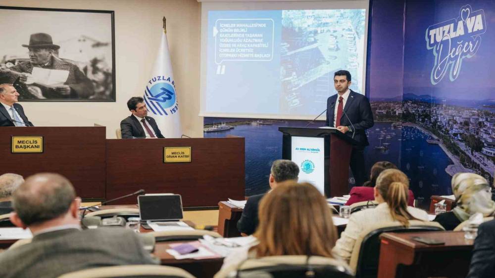 Tuzla Belediyesi 2025 yılı faaliyet raporu oy &ccedil;okluğuyla kabul edildi
