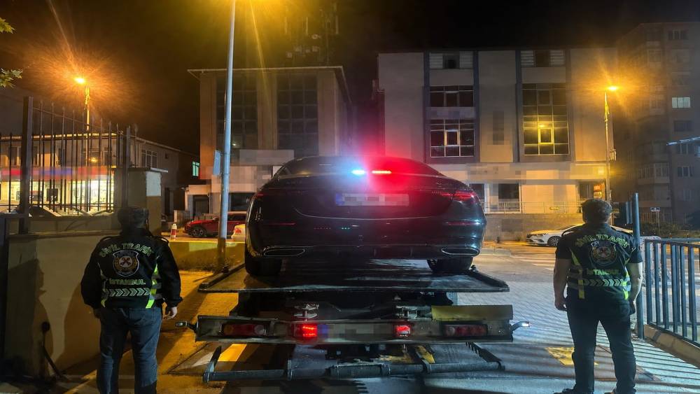 İzinsiz &ccedil;akar kullanan araca 173 bin 392 TL para cezası uygulandı
