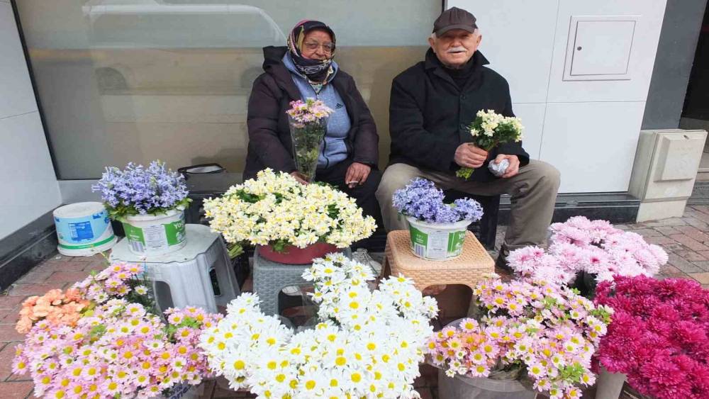 Burhaniye&rsquo; de &ccedil;i&ccedil;ek&ccedil;iler 14 Şubat&rsquo;ı bekliyor
