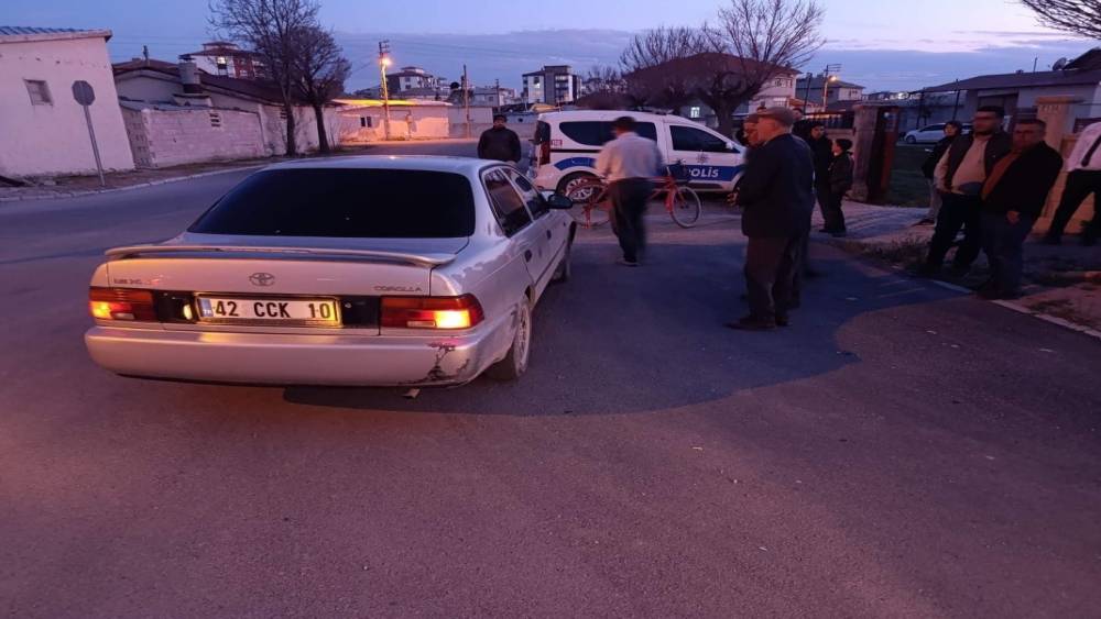 Konya&rsquo;da ehliyetsiz s&uuml;r&uuml;c&uuml;lerin kazası: 1 yaralı
