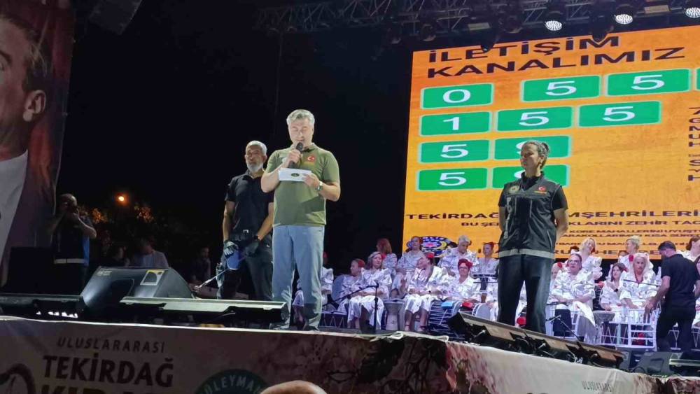 Festival gecesinde NARVAS ve UYUMA uygulamaları tanıtıldı
