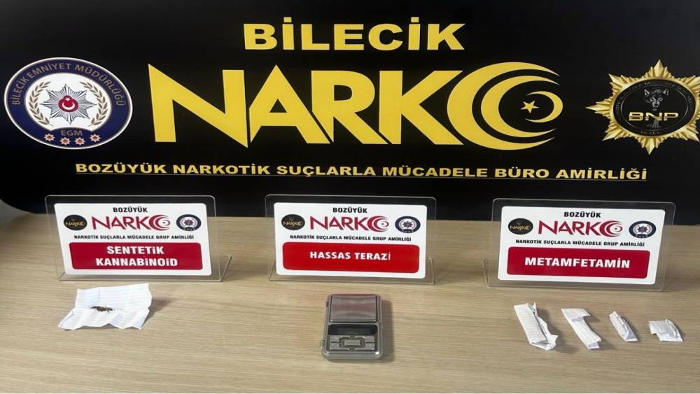 Bilecik&rsquo;te uyuşturucu operasyonu
