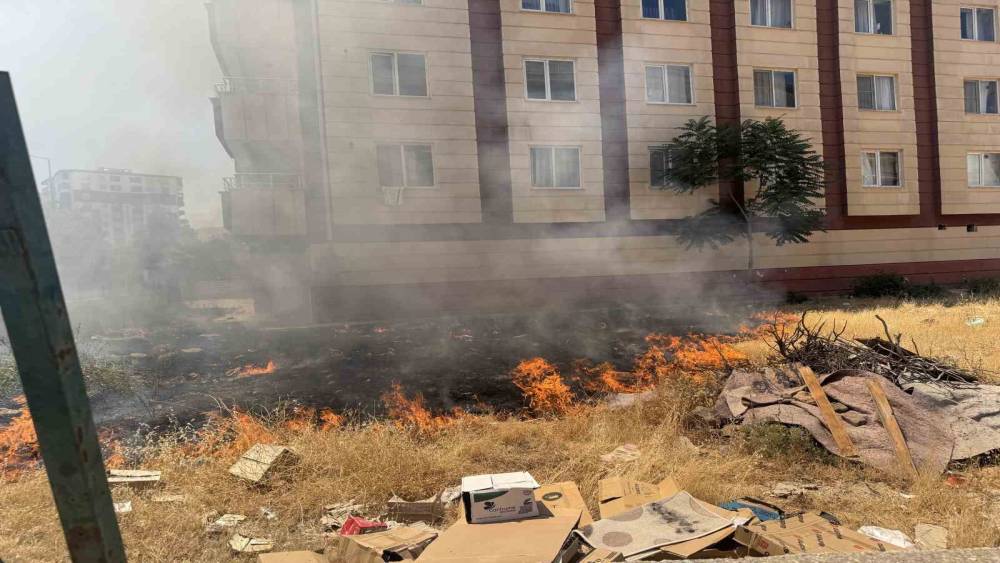 Siirt&rsquo;te korkutan yangın
