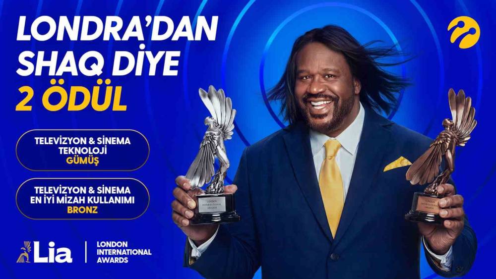 Turkcell&rsquo;in "Shaq diye 5G" reklam kampanyasına London International Awards&rsquo;tan &ccedil;ifte &ouml;d&uuml;l
