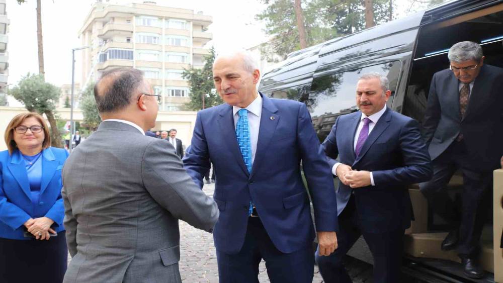 TBMM Başkanı Numan Kurtulmuş&rsquo;tan Gaziantep Valiliğine ziyaret

