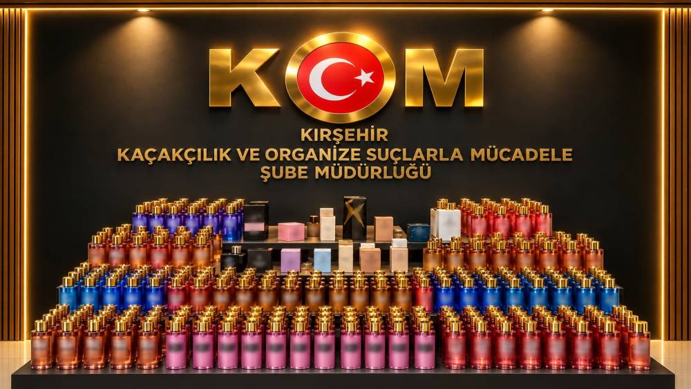 Kırşehir&rsquo;de 2 milyon TL değerinde 649 parf&uuml;m ele ge&ccedil;irildi
