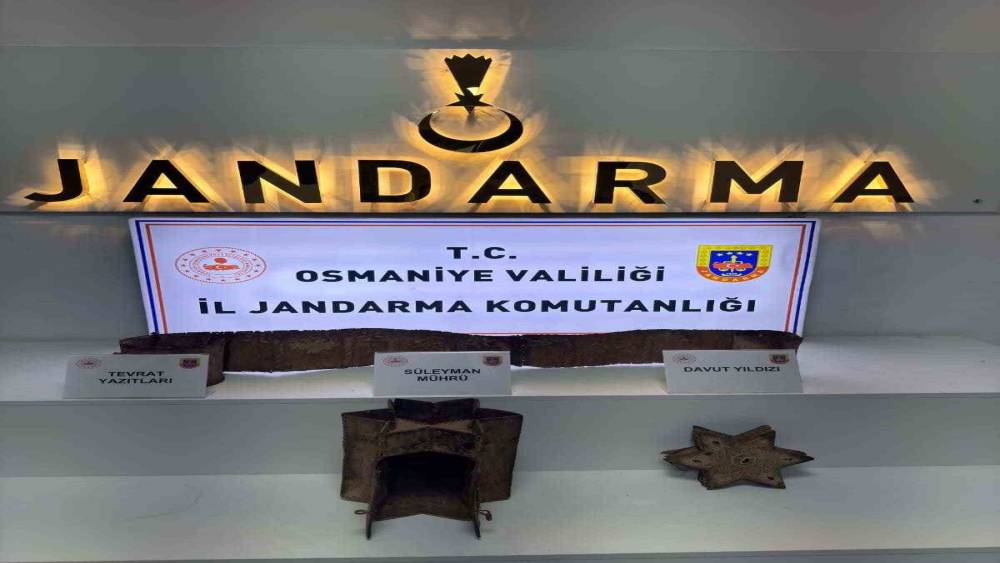 Osmaniye&rsquo;de S&uuml;leyman m&uuml;hr&uuml; ve Tevrat i&ccedil;eren tarihi yazıt bulundu
