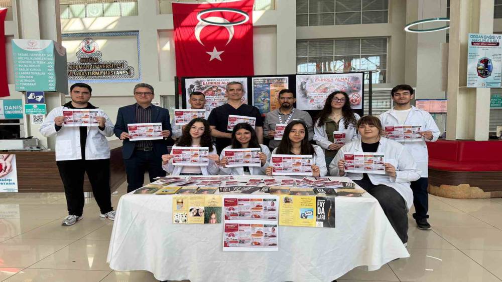 MSK&Uuml; Tıp Fak&uuml;ltesi &ouml;ğrencilerinden sigara dumanına karşı sosyal farkındalık projesi
