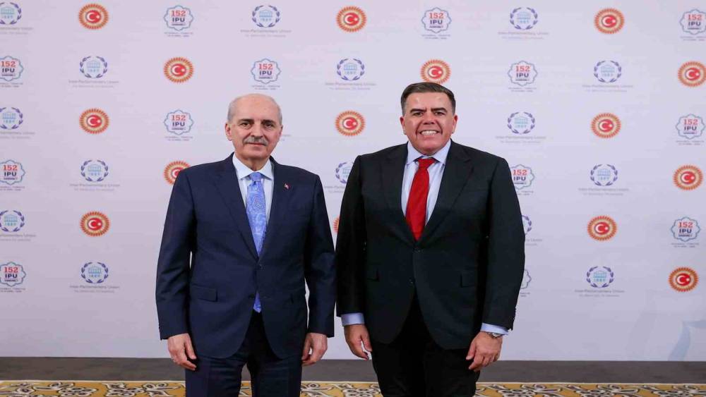 TBMM Başkanı Kurtulmuş, Avustralya Temsilciler Meclisi Başkanı Dick ile g&ouml;r&uuml;şt&uuml;
