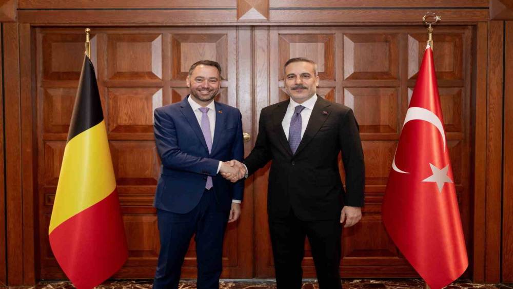 Bakan Fidan, Bel&ccedil;ikalı mevkidaşı Prevot ile bir araya geldi
