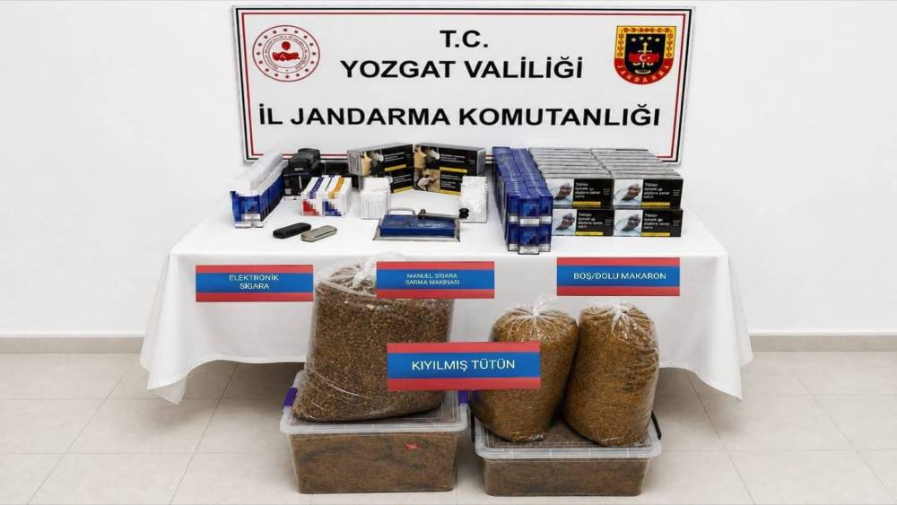 Yozgat&rsquo;ta 3 bin 560 adet makaron ele ge&ccedil;irildi
