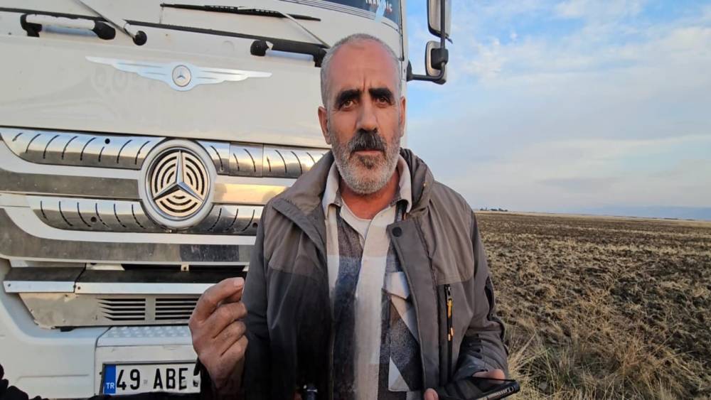 Muş&rsquo;ta tır s&uuml;r&uuml;c&uuml;s&uuml; kaza raporuna itiraz etti
