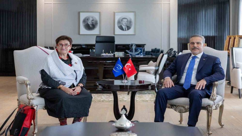Bakan Fidan, Avrupa Konseyi Meclis Başkanı Bayr&rsquo;ı kabul etti
