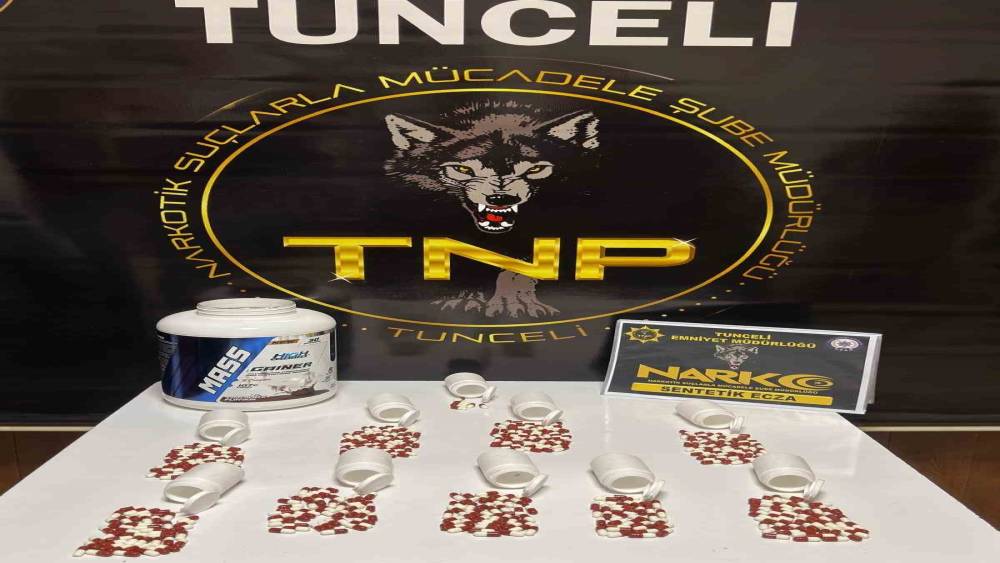 Tunceli&rsquo;de uyuşturucu operasyonu: 430 adet sentetik ecza ele ge&ccedil;irildi
