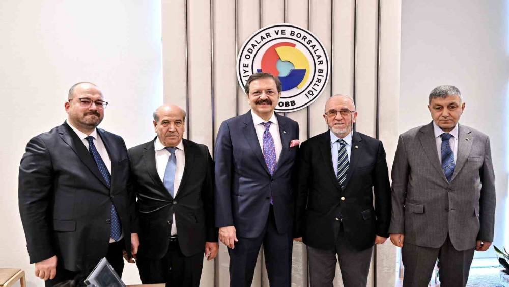 Başkan Dumandağ, TOBB Başkanı Hisarcıklıoğlu ile bir araya geldi
