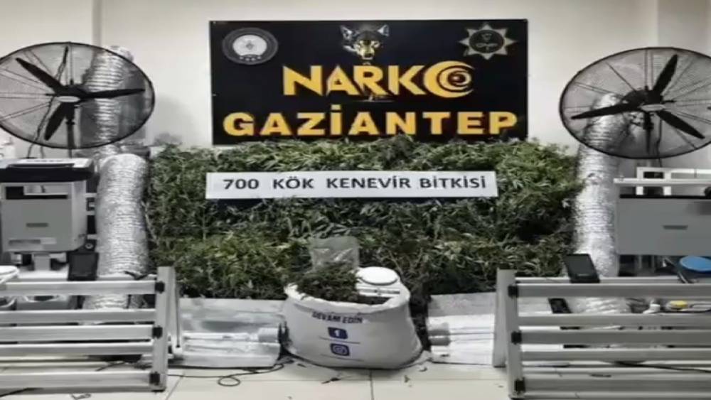 Gaziantep&rsquo;te uyuşturucu imalathanesine baskın
