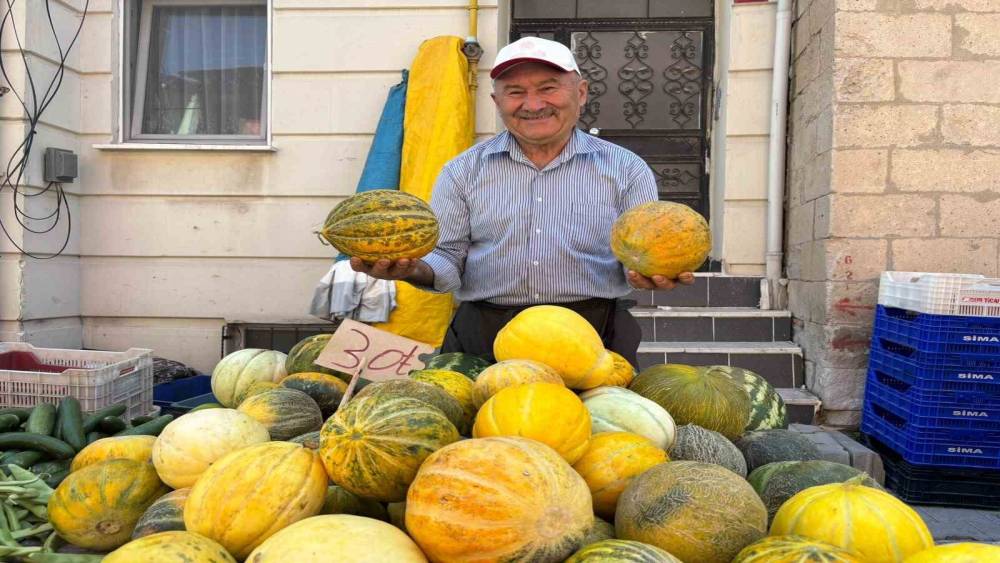 Tavşanlı&rsquo;nın meşhur Kışlademirli kavunu pazara indi
