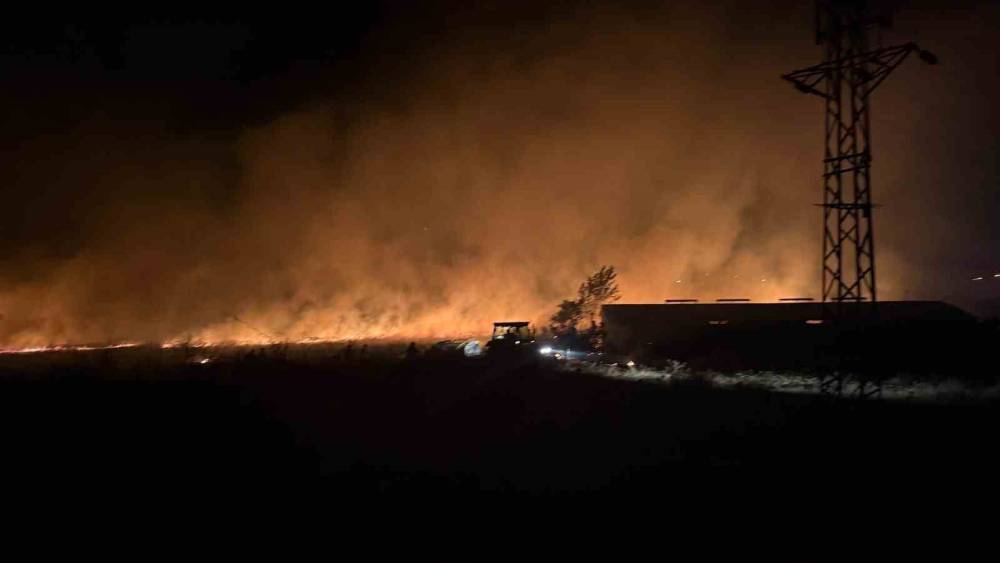 &Ccedil;anakkale&rsquo;de otluk alanda &ccedil;ıkan yangın s&ouml;nd&uuml;r&uuml;ld&uuml;
