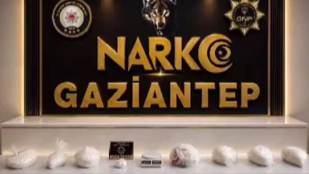 Gaziantep&rsquo;te 7 kilo uyuşturucu ele ge&ccedil;irildi: 2 g&ouml;zaltı
