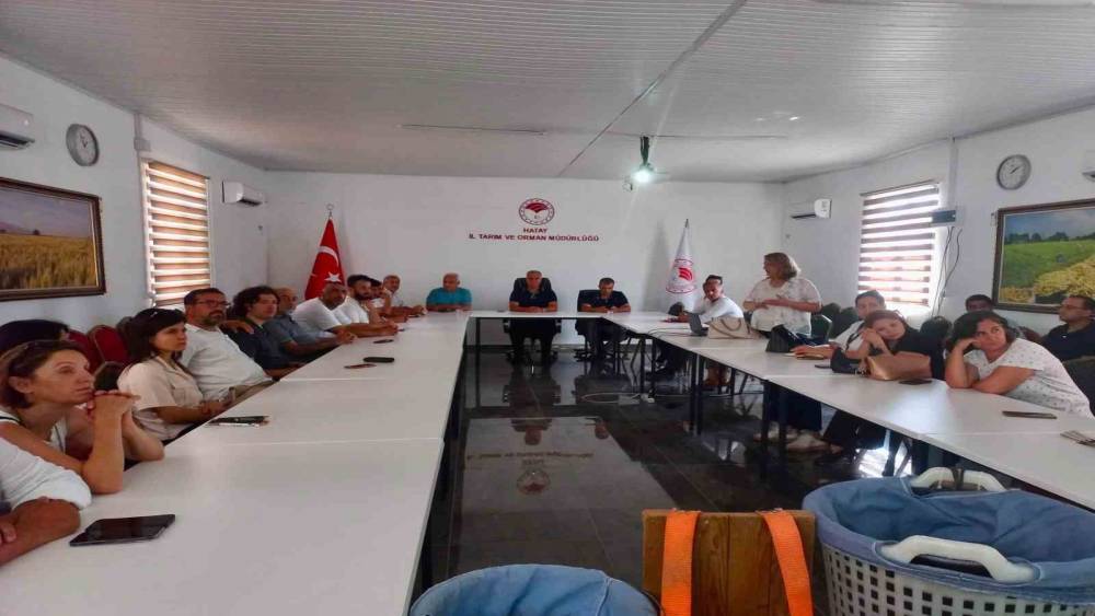 Hatay&rsquo;da turun&ccedil;gillerde doğru hasat uygulamaları anlatıldı
