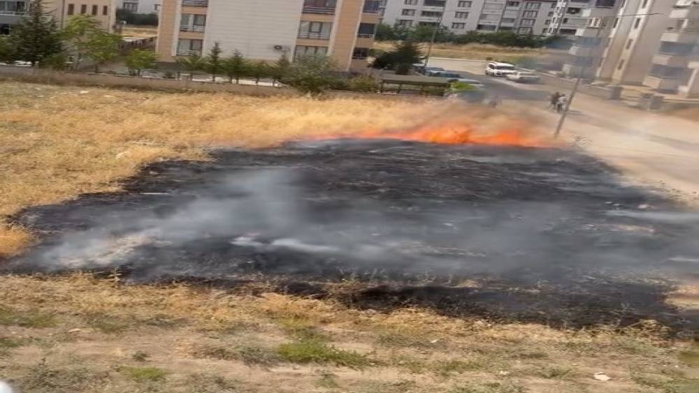 Elazığ&rsquo;da otluk alanda &ccedil;ıkan yangın s&ouml;nd&uuml;r&uuml;ld&uuml;
