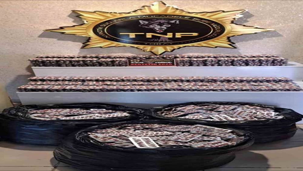 Tokat&rsquo;ta 55 bin sentetik ecza ele ge&ccedil;irildi
