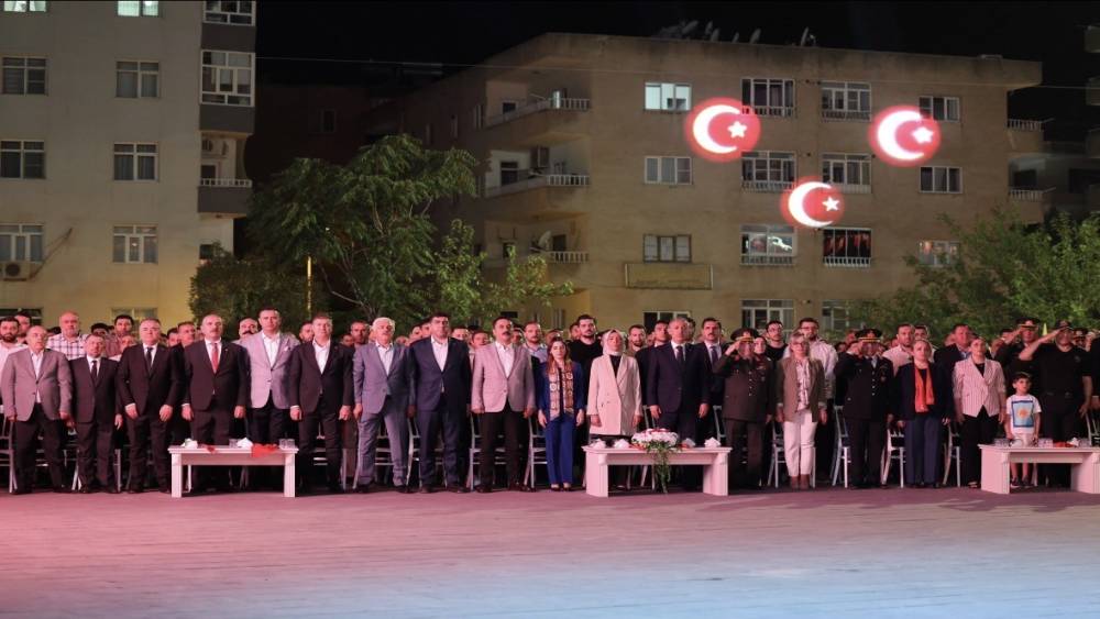 Mardin&rsquo;de 15 Temmuz Demokrasi ve Milli Birlik G&uuml;n&uuml; anma programı d&uuml;zenlendi
