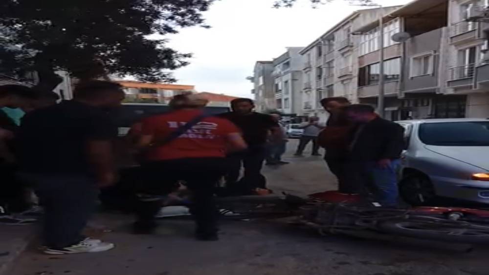 Bursa&rsquo;da otomobil ile motosiklet &ccedil;arpıştı: 1 yaralı
