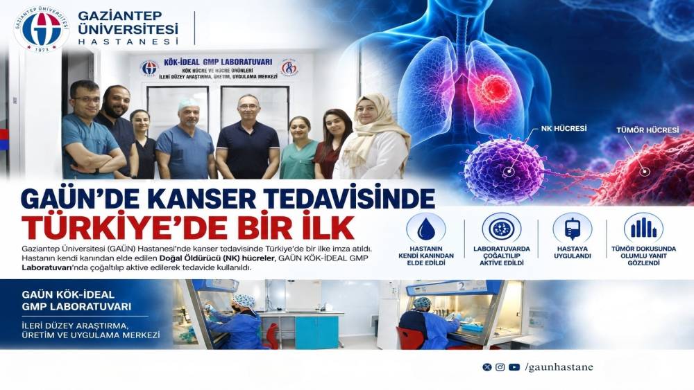 Kanser tedavisinde T&uuml;rkiye&rsquo;de bir ilk
